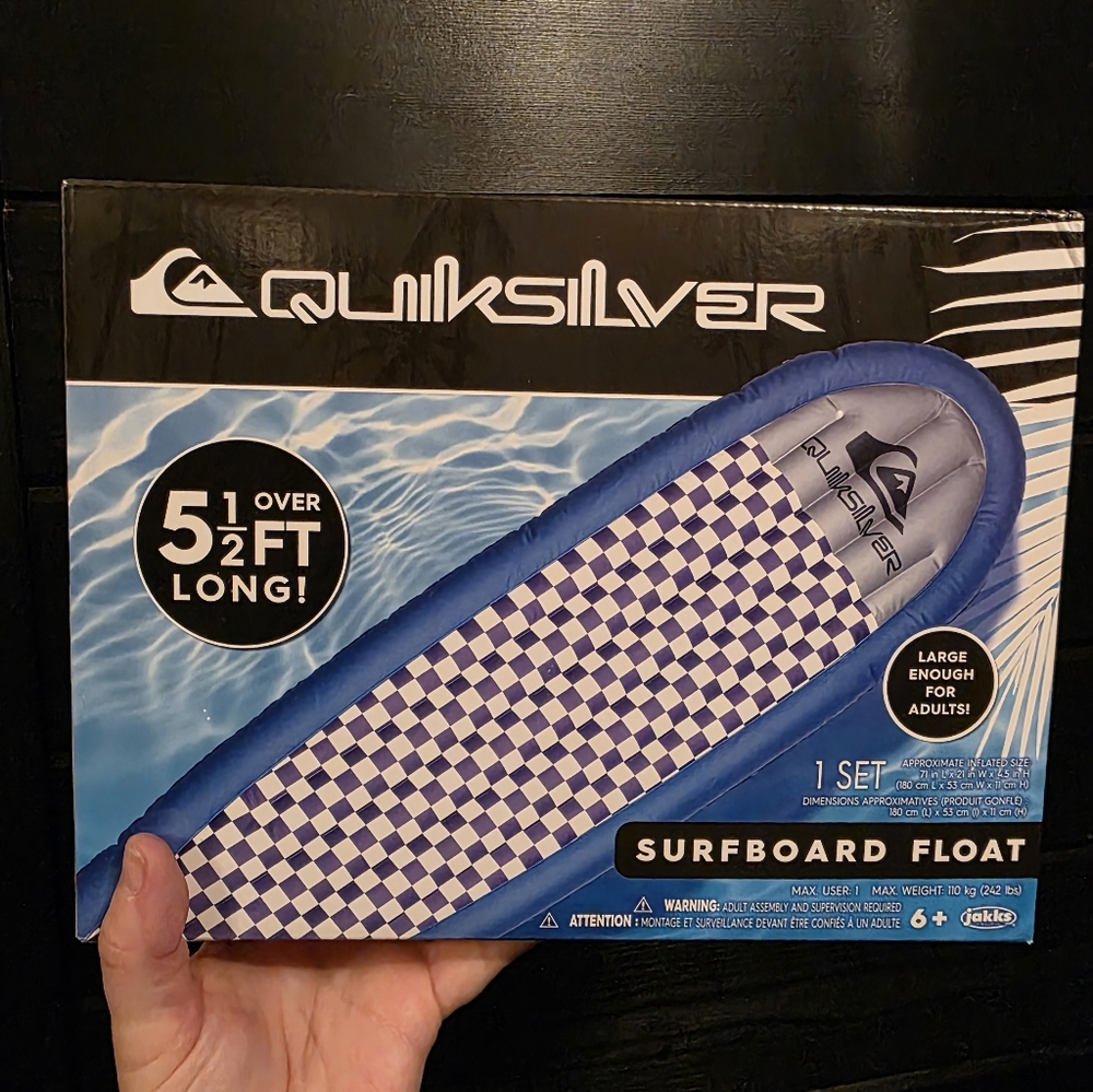 Quicksilver Surfboard Pool Float